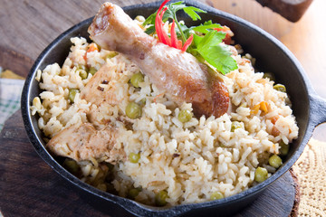 grilled chicken legs