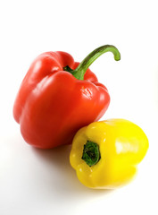Red and yellow pepper