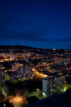 Cityscape at night