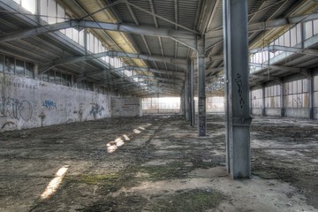 HDR background of abandoned building © kamenzagorov