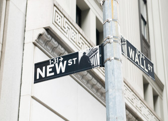 Obraz premium Street sign on the bright day