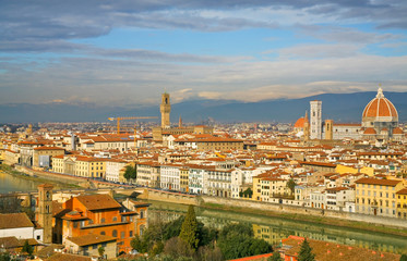 view on Florence from from Michelangelo Park