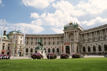 Fototapeta na wymiar Biblioteka Narodowa w Wiedniu