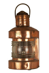 Old brassy lantern