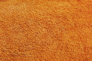 orange terrycloth