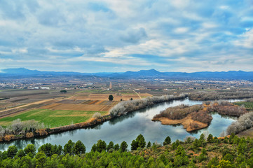 Fototapeta na wymiar Ebro River, Hiszpania