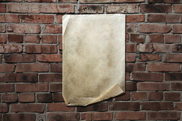 paper on brickwall