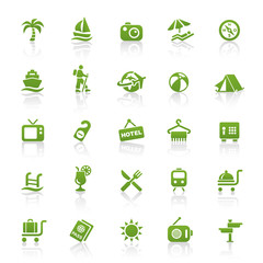 Green Web Icons