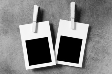 Designer concept - blank photo frames for your photos