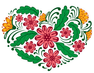 Floral heart