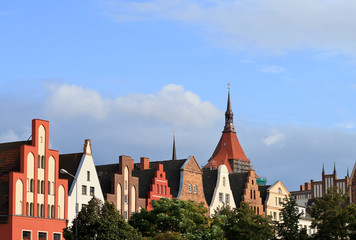 Fototapeta premium rostock old buildings