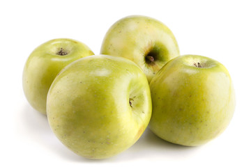four green apples