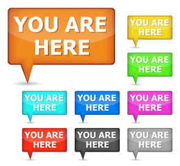 you are here sign