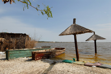Fototapeta premium Lago Rosa Senegal