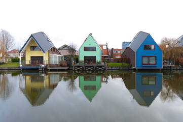 colorful houses