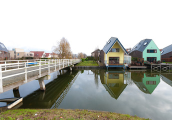 Naklejka premium colorful houses