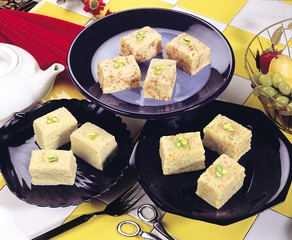 Kalakands Variety with Pistachio