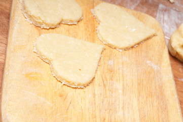 Baking cookies. Preparing for Christmas