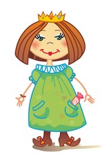 Маленькая улыбающаяся принцесса