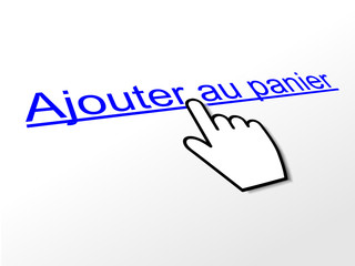 Lien Hypertexte AJOUTER AU PANIER (commerce électronique bouton)