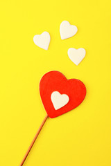 Valentine's day hearts.