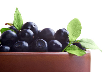 Blue berries, macro.