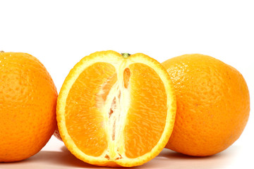 isolated oranges