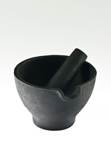 Iron mortar
