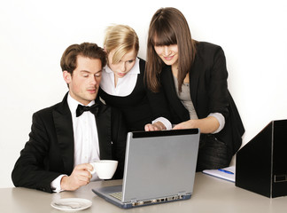 Obraz premium Online Service Team