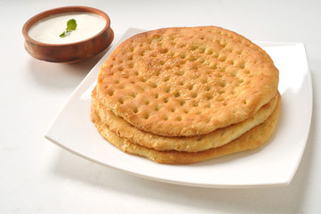 Kulcha with Yogurt