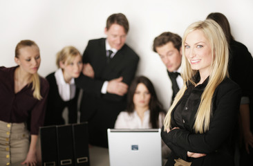 Fototapeta premium starkes Team online