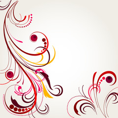 Abstract flower background