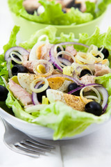 Egg and fish salad