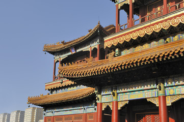 Fototapeta na wymiar Lama Temple in Beijing