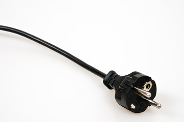 Black cable jack