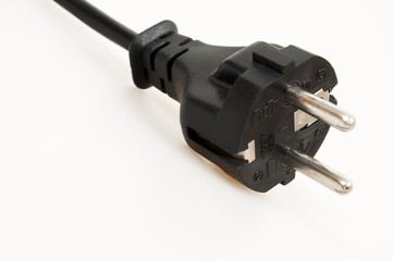 Black cable jack