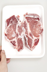 Frozen meat