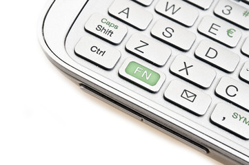 Isolated phone keyboard