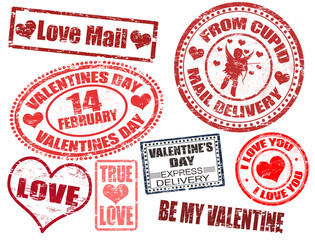 Valentine's Day stamps