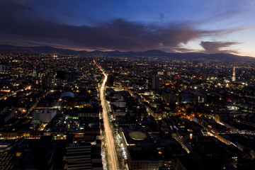 Ciudad de M&eacute;xico de noche