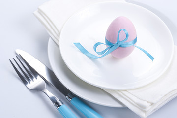 Easter table setting