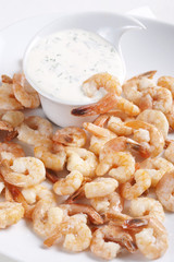 Fried shrimps