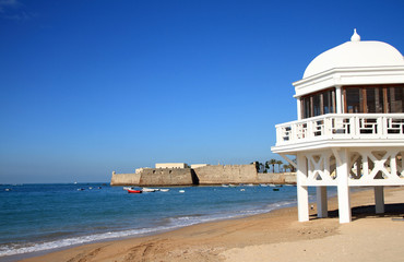 Playa La Caleta de Cádiz