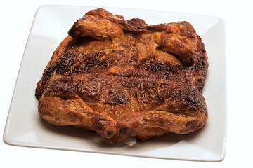 Pollo asado Abierto