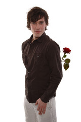 Kavalier mit Rose