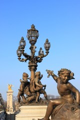 Fototapeta na wymiar Pont Alexandre III à Paris
