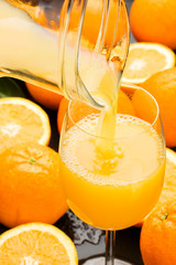 Fresh orange juice