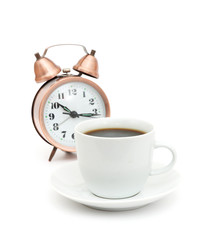 break for coffee isolated on whitae background