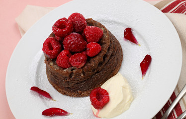 Raspberry Chocolate Dessert