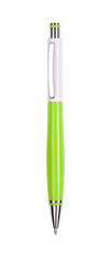 Green pen isolated on white